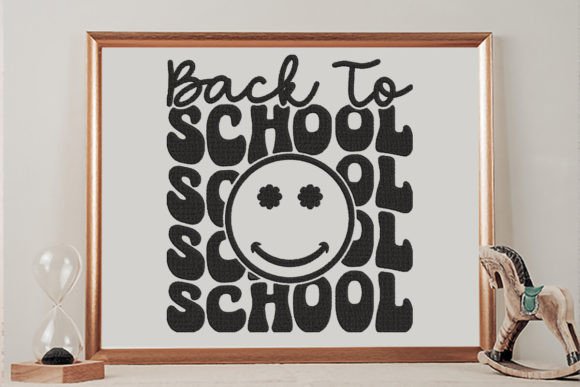 Back to School Echo Stacked: A Charming Embroidery Design