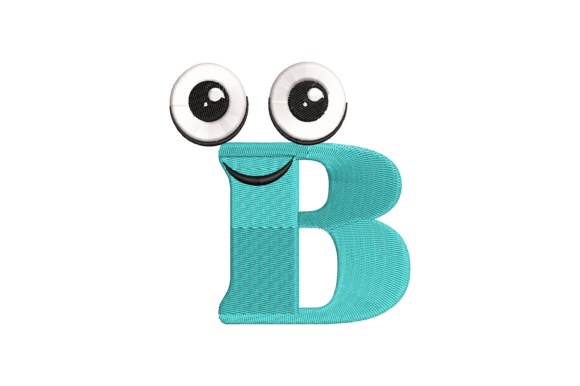 Charming Funny Letter B: A Versatile Embroidery Design