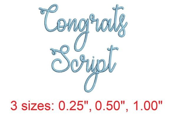 Congrats Script: A Designer Review for Business Merch