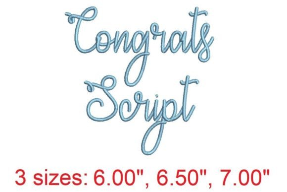 Congrats Script Font: A Craft Fair Review
