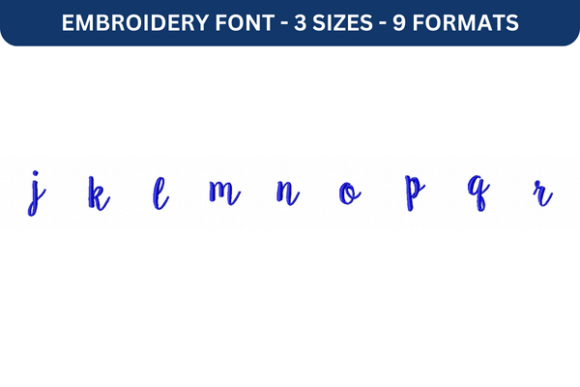 Sugar Plums Font Lower J to R Review